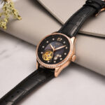 IW.573 I&W Swiss genuine watch ladies fully automatic mechanical watch high-end light luxury hollow female watch