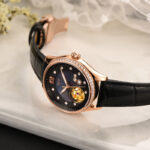 IW.573 I&W Swiss genuine watch ladies fully automatic mechanical watch high-end light luxury hollow female watch