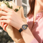 IW.573 I&W Swiss genuine watch ladies fully automatic mechanical watch high-end light luxury hollow female watch