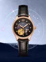 IW.573 I&W Swiss genuine watch ladies fully automatic mechanical watch high-end light luxury hollow female watch