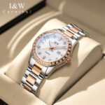 IW.538L I&W Aiwochi genuine watch female student quartz watch ladies fashion diamond temperament female watch 2025 new
