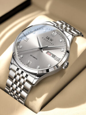 IW.512G I&W official genuine men's steel belt mechanical watch new couple watch luminous series famous watch pair watch