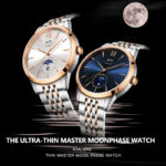 IW.527G Swiss genuine I&W new men's watch mechanical watch dual calendar moon phase fashion business ultra-thin men's watch trendy