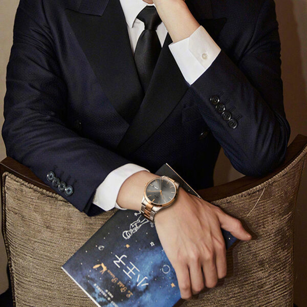 IW.530G I&W genuine fully automatic mechanical watch brand men's simple fashion trend hollow watch waterproof steel belt men's watch