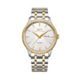 GOLD CASE & WHITE DIAL