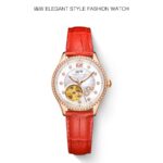 Gold dial and orange strap