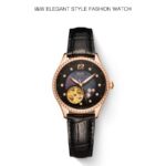 Gold dial and black strap