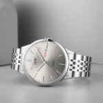 IW.509G I&W Swiss Men's Automatic Mechanical Watch Dual Calendar Baosteel Strap Business Watch Waterproof Sports Watch