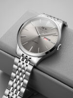 IW.509G I&W Swiss Men's Automatic Mechanical Watch Dual Calendar Baosteel Strap Business Watch Waterproof Sports Watch