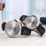IW.527G/L I&W Couple's Automatic Mechanical Watch with Leather Strap Waterproof Business Watch for Sportswear