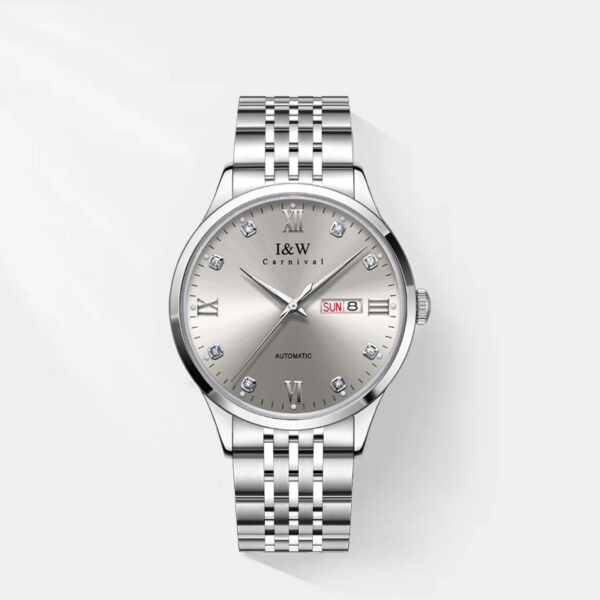 IW.512G I&W official genuine men's steel belt mechanical watch new couple watch luminous series famous watch pair watch