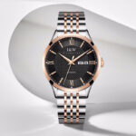 IW.520G I&W official authentic men's steel belt mechanical watch new business color matching fully automatic thin watch