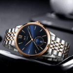 IW.527G Swiss genuine I&W new men's watch mechanical watch dual calendar moon phase fashion business ultra-thin men's watch trendy