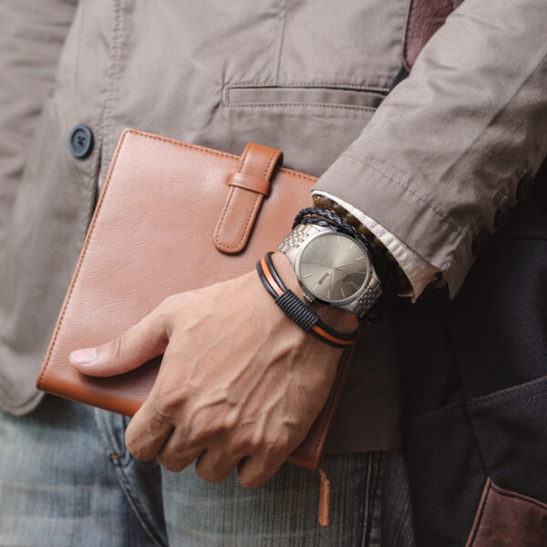 IW.509G I&W Swiss Men's Automatic Mechanical Watch Dual Calendar Baosteel Strap Business Watch Waterproof Sports Watch