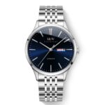 IW.509G I&W Swiss Men's Automatic Mechanical Watch Dual Calendar Baosteel Strap Business Watch Waterproof Sports Watch