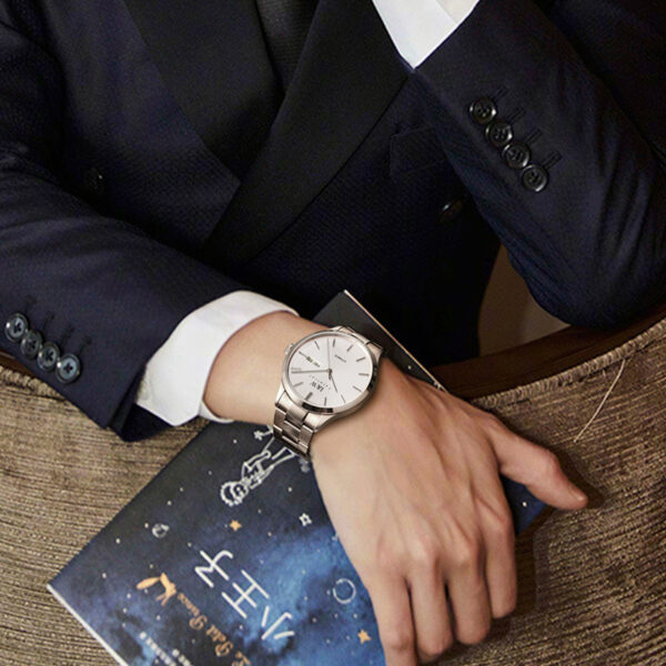 IW.530G I&W genuine fully automatic mechanical watch brand men's simple fashion trend hollow watch waterproof steel belt men's watch