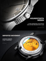 IW.572G I&W Swiss genuine watch men's steel belt model fully automatic mechanical watch thin new business watch