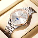 IW.527G Swiss genuine I&W new men's watch mechanical watch dual calendar moon phase fashion business ultra-thin men's watch trendy