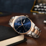 IW.530G I&W genuine fully automatic mechanical watch brand men's simple fashion trend hollow watch waterproof steel belt men's watch