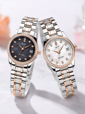 IW.536L 2025 new I&W Aiwochi genuine ladies watch female quartz watch fashionable temperament female trend diamond waterproof