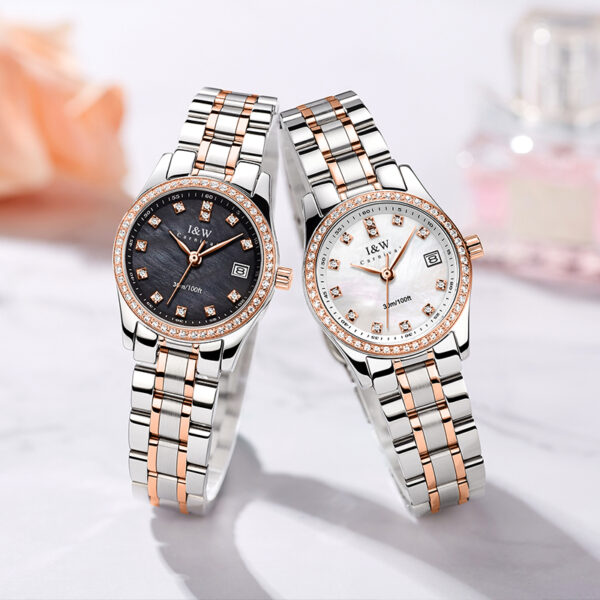 IW.536L 2025 new I&W Aiwochi genuine ladies watch female quartz watch fashionable temperament female trend diamond waterproof