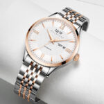 IW.520G I&W official authentic men's steel belt mechanical watch new business color matching fully automatic thin watch