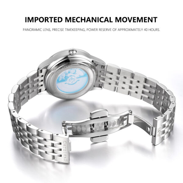 IW.512G I&W official genuine men's steel belt mechanical watch new couple watch luminous series famous watch pair watch