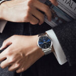 IW.527G Swiss genuine I&W new men's watch mechanical watch dual calendar moon phase fashion business ultra-thin men's watch trendy