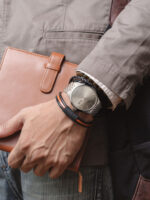 IW.509G I&W Swiss Men's Automatic Mechanical Watch Dual Calendar Baosteel Strap Business Watch Waterproof Sports Watch