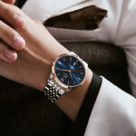 IW.527G Swiss genuine I&W new men's watch mechanical watch dual calendar moon phase fashion business ultra-thin men's watch trendy