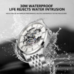 IW.522G I&W watch men's fully automatic mechanical watch hollow authentic flagship store trendy men's brand men's watch