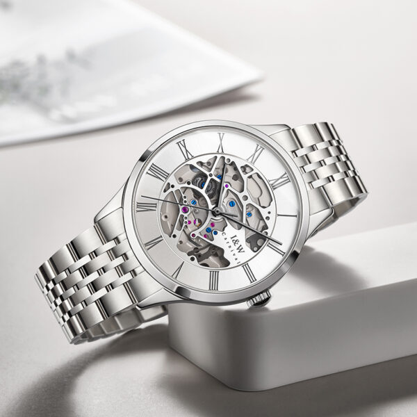 IW.522G I&W watch men's fully automatic mechanical watch hollow authentic flagship store trendy men's brand men's watch