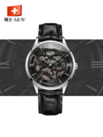 IW.523G New I&W watch men's hollow bottom mechanical watch fully automatic men's watch waterproof business watch
