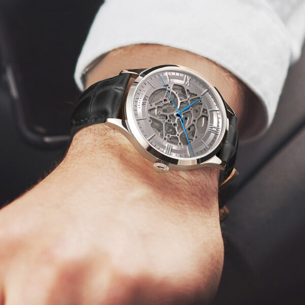 IW.523G New I&W watch men's hollow bottom mechanical watch fully automatic men's watch waterproof business watch