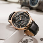 IW.523G New I&W watch men's hollow bottom mechanical watch fully automatic men's watch waterproof business watch