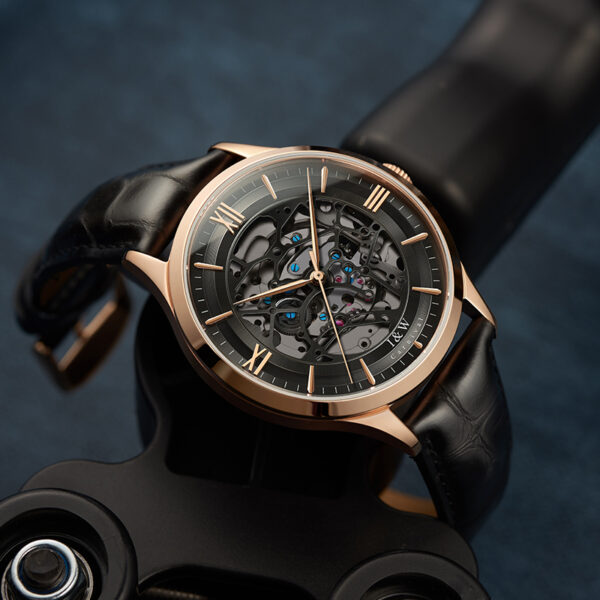 IW.523G New I&W watch men's hollow bottom mechanical watch fully automatic men's watch waterproof business watch