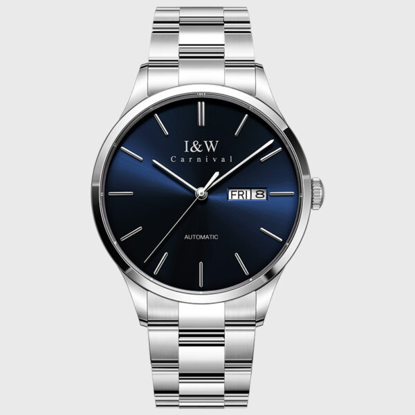 IW.530G I&W genuine fully automatic mechanical watch brand men's simple fashion trend hollow watch waterproof steel belt men's watch