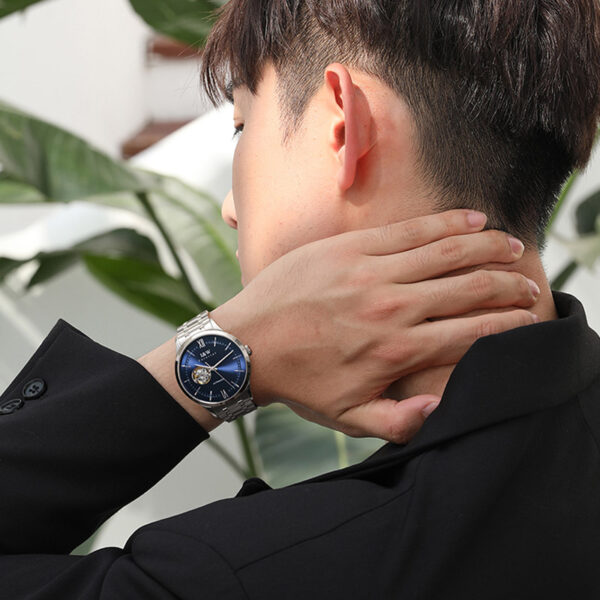 IW.570G I&W official genuine men's watch hollow movement fully automatic mechanical watch thin Swiss brand watch