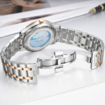 IW.55833G/L I&W light luxury fashion couple watch retro style dual calendar business watch Baosteel strap waterproof luminous watch pair watch