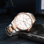 IW.530G I&W genuine fully automatic mechanical watch brand men's simple fashion trend hollow watch waterproof steel belt men's watch