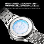 IW.570G I&W official genuine men's watch hollow movement fully automatic mechanical watch thin Swiss brand watch