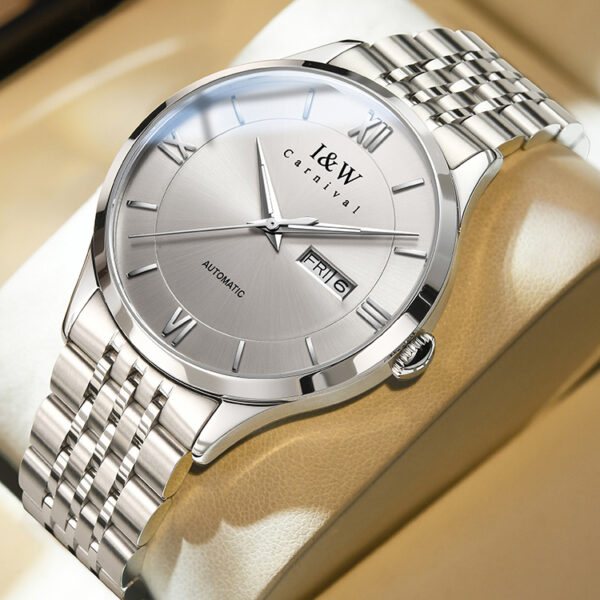 IW.510G I&W official authentic men's thin fully automatic mechanical watch steel strap watch Swiss brand watch