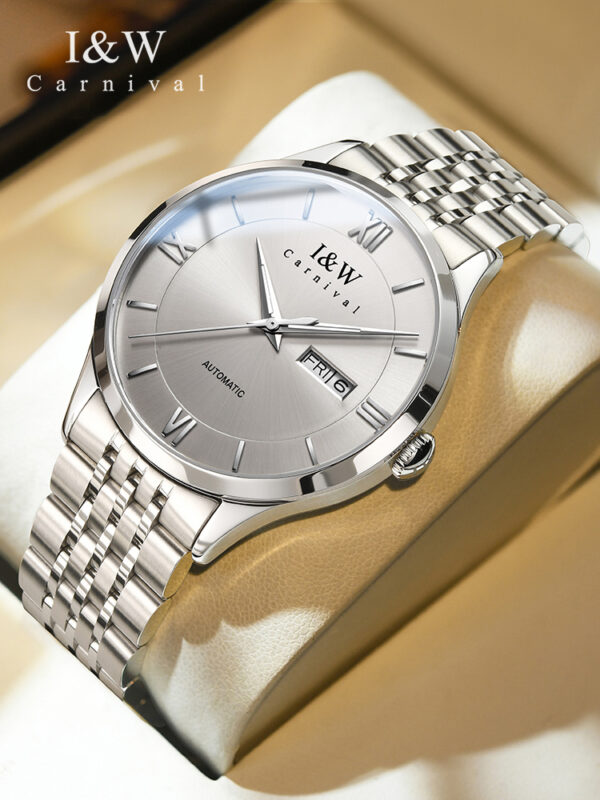 IW.510G I&W official authentic men's thin fully automatic mechanical watch steel strap watch Swiss brand watch