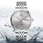 IW.510G I&W official authentic men's thin fully automatic mechanical watch steel strap watch Swiss brand watch