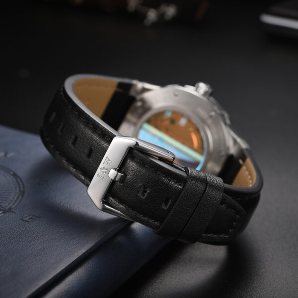 IW.610G Belt I&W Men's Diamond-encrusted Automatic Mechanical Watch Swiss Genuine Watch Thin Leather Belt Business Watch