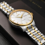 IW.519G I&W Swiss genuine men's watch dual calendar fully automatic mechanical watch Baosteel strap thin business watch sports watch