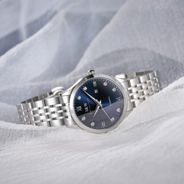 IW.512L I&W official authentic ladies' steel belt mechanical watch new couple watch luminous series famous watch pair watch