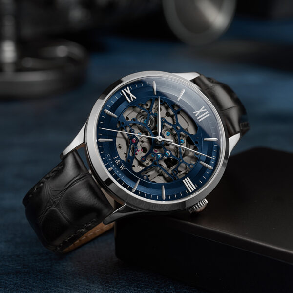 IW.523G New I&W watch men's hollow bottom mechanical watch fully automatic men's watch waterproof business watch