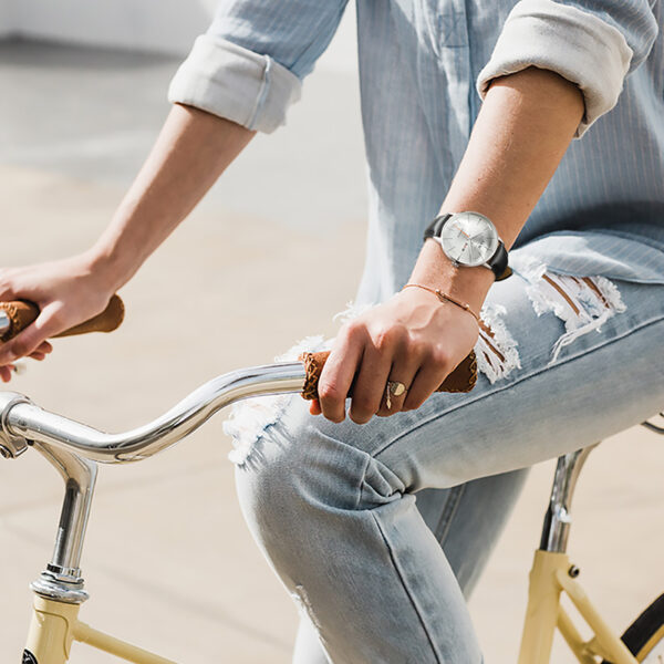 IW.506G I&W Men's Automatic Mechanical Watch with Leather Strap and Dual Calendar Waterproof Thin Sports Watch