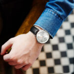 IW.506G I&W Men's Automatic Mechanical Watch with Leather Strap and Dual Calendar Waterproof Thin Sports Watch